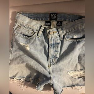 BDG Girlfriend High Rise Denim Shorts